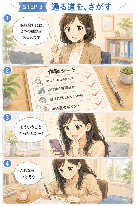 STEP3 通る道を、さがす