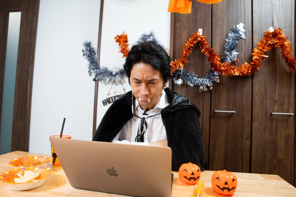 頑張る営業マン